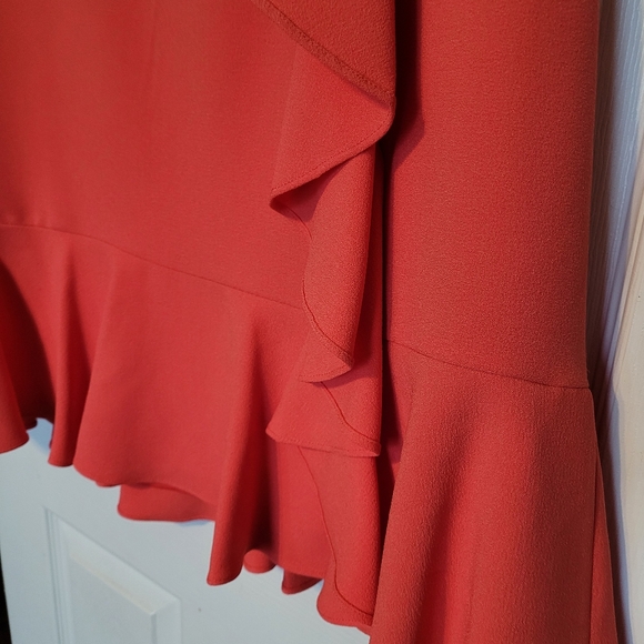 Coral Cocktail Dress - Picture 10 of 10